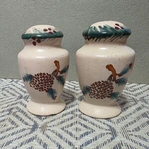 Pinecone And Berry Salt And Pepper Shakers